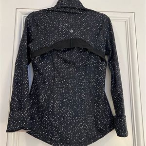Lululemon define jacket, black and pink, size 4